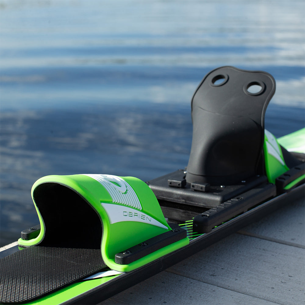 O'Brien Watersports Adult 67" Reactor Combo Water skis, Green and Black (Used) - VMInnovations