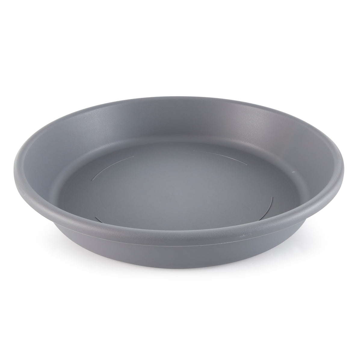 The HC Companies 21 Inch Planter Saucer for Classic Pot Containers, Warm Gray
