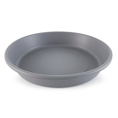The HC Companies 21 Inch Planter Saucer for Classic Pot Containers, Warm Gray