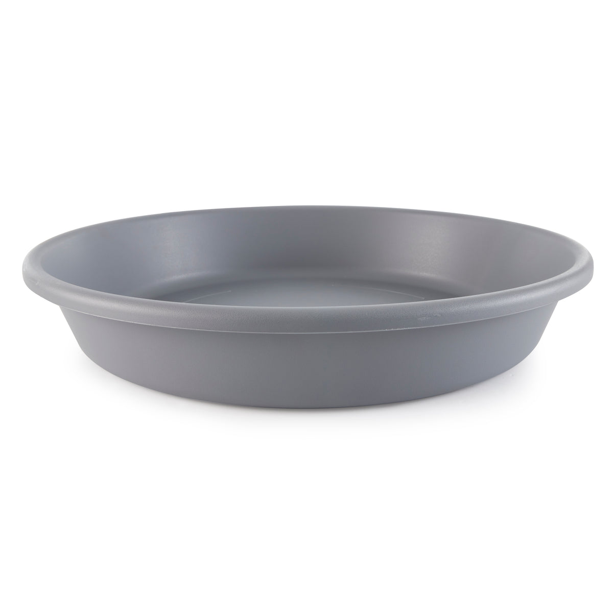 The HC Companies 21 Inch Planter Saucer for Classic Pot Containers, Warm Gray