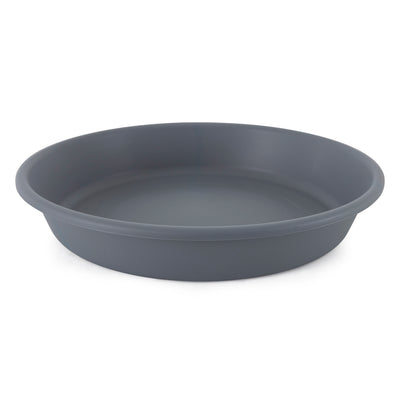 The HC Companies 21 Inch Planter Saucer for Classic Pot Containers, Warm Gray