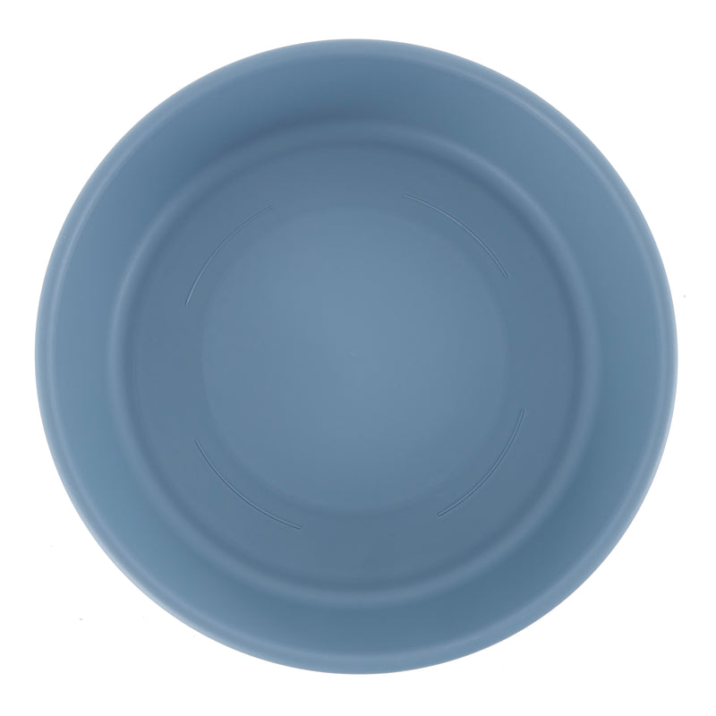 The HC Companies 21In Plastic Planter Saucer for Classic Pot Containers, Blue