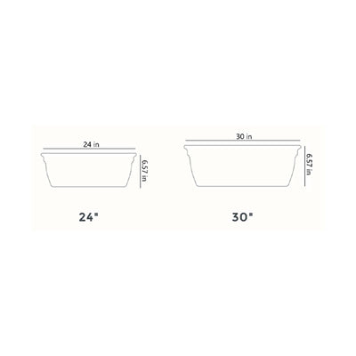 The HC Companies 24" Eclipse Window Flower Box with Removable Saucer,White(Used)