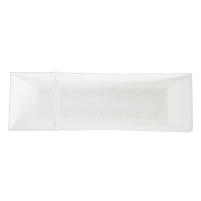 The HC Companies 24" Eclipse Window Flower Box with Removable Saucer,White(Used) - VMInnovations