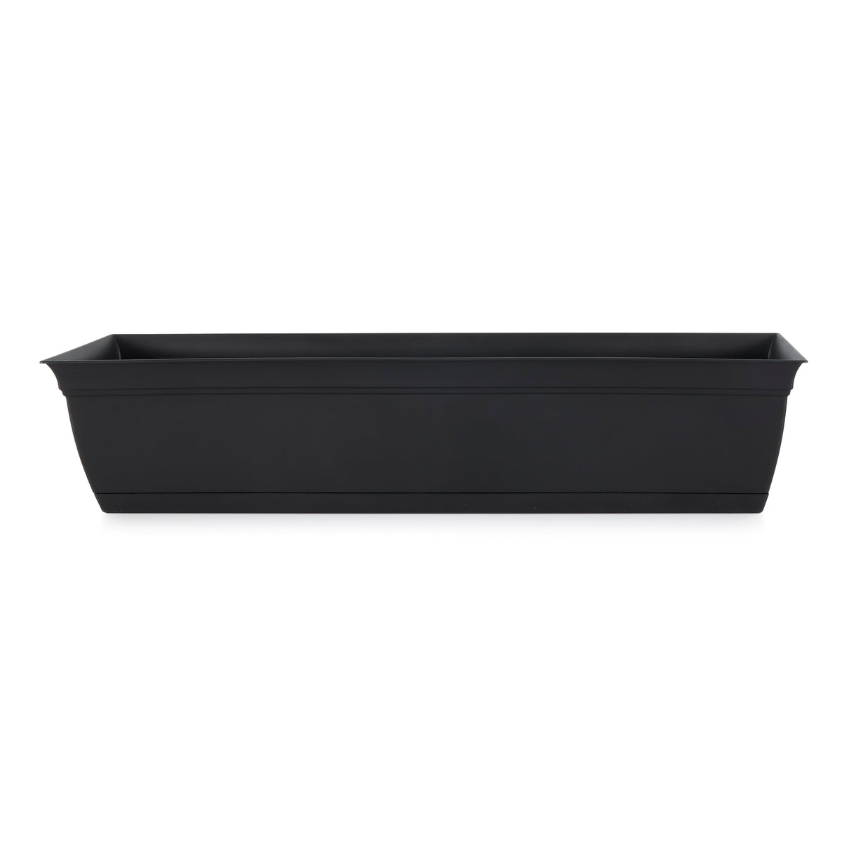 The HC Companies 30 In Flower Box with Wakefield 1 Gal Garden Soil Conditioner