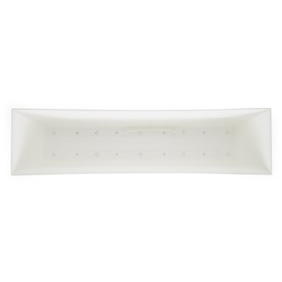 HC Companies Flower Box, White & Wakefield 1gal Premium Biochar Soil Conditioner