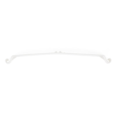 The HC Companies 30 Inch Eclipse Window Flower Box with Saucer, White (Open Box)