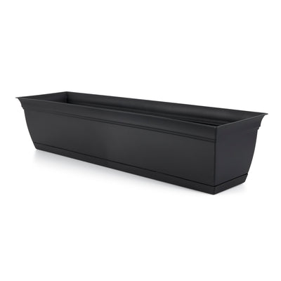 The HC Companies 30 In Flower Box with Wakefield 1 LB Garden Soil Conditioner - VMInnovations