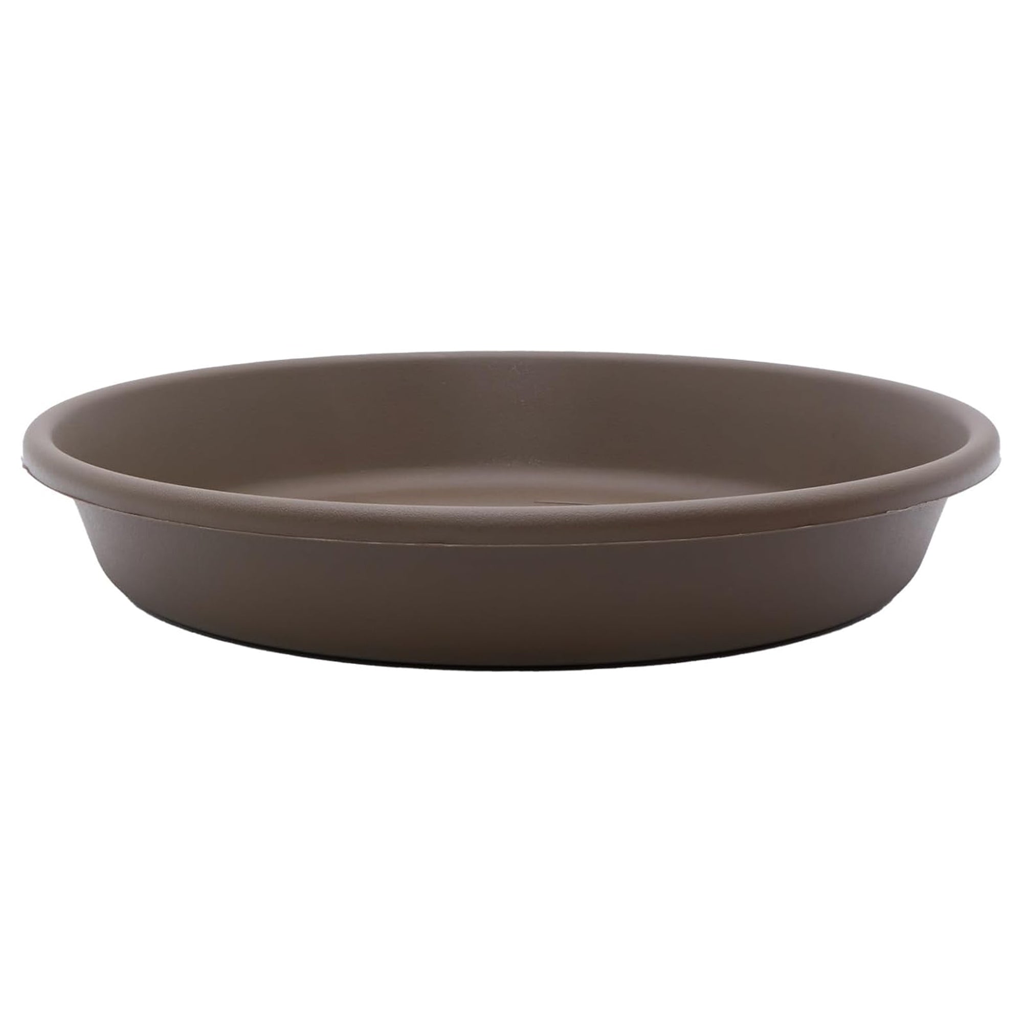 The HC Companies 16.3 Inch Plastic Planter Saucer for Classic Pots, Chocolate - VMInnovations