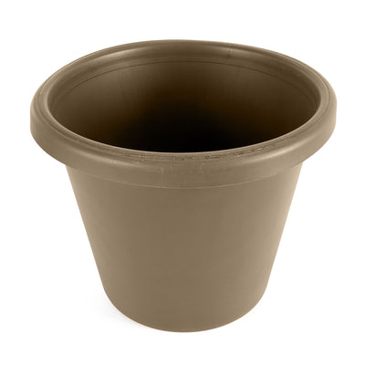 The HC Companies 16" Plastic Indoor Outdoor Classic Flower Pot Planter, Beige - VMInnovations