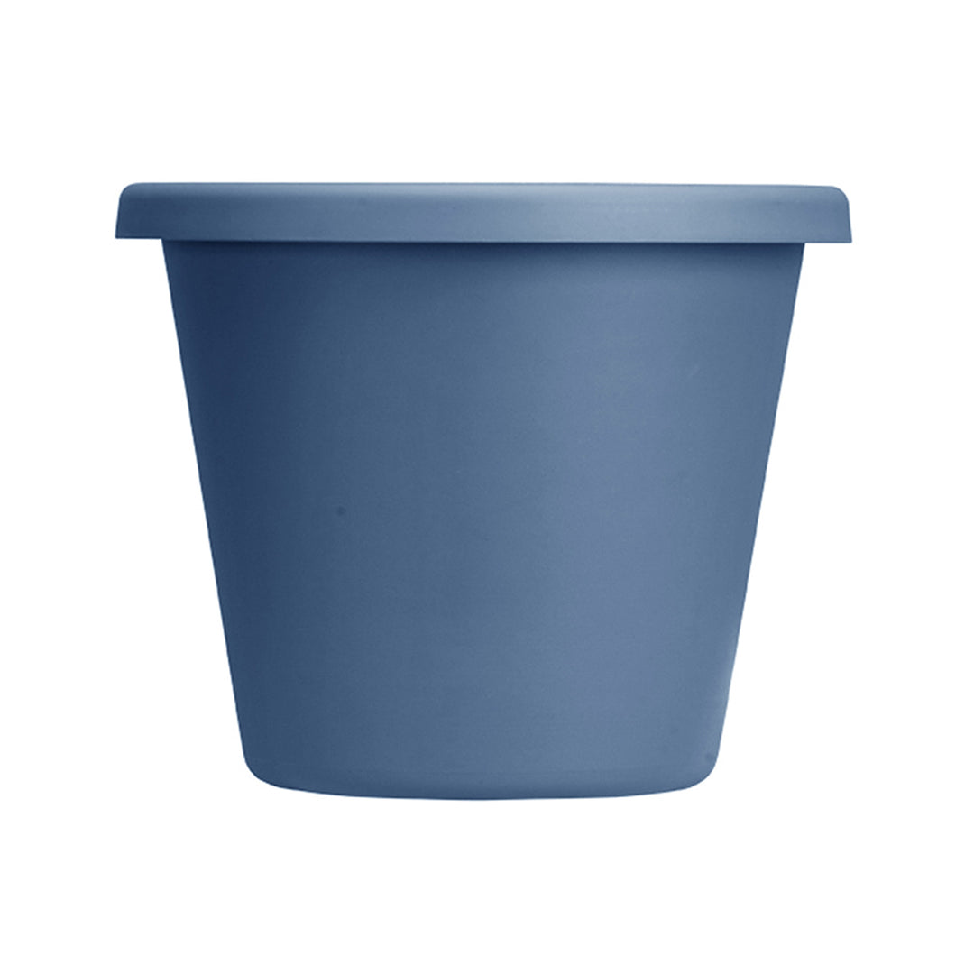 The HC Companies 24 Inch Classic Flower Pot Planter, Slate Blue (Open Box)