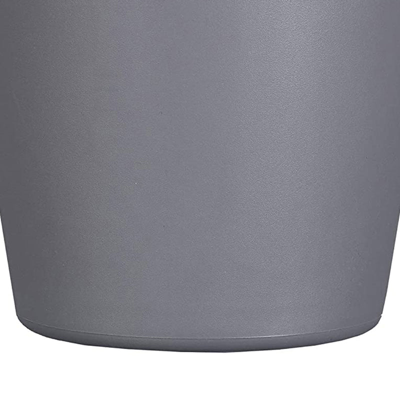 The HC Companies 24" Plastic Indoor Outdoor Classic Flower Pot Planter, Blue