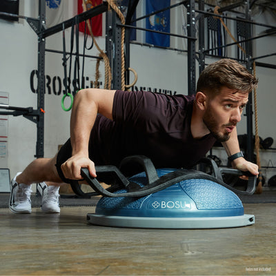 Bosu Pro NexGen 65CM Fitness Exercise Gym Balance Trainer with Pump, Blue (Used) - VMInnovations