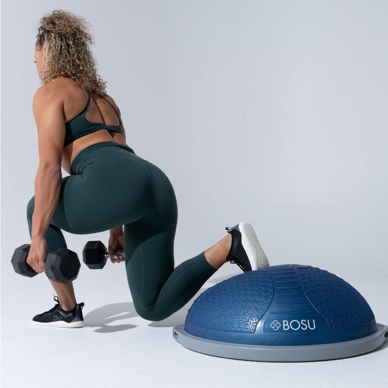 Bosu Pro NexGen Fitness Exercise Gym Balance Trainer with Pump, Blue (Open Box)