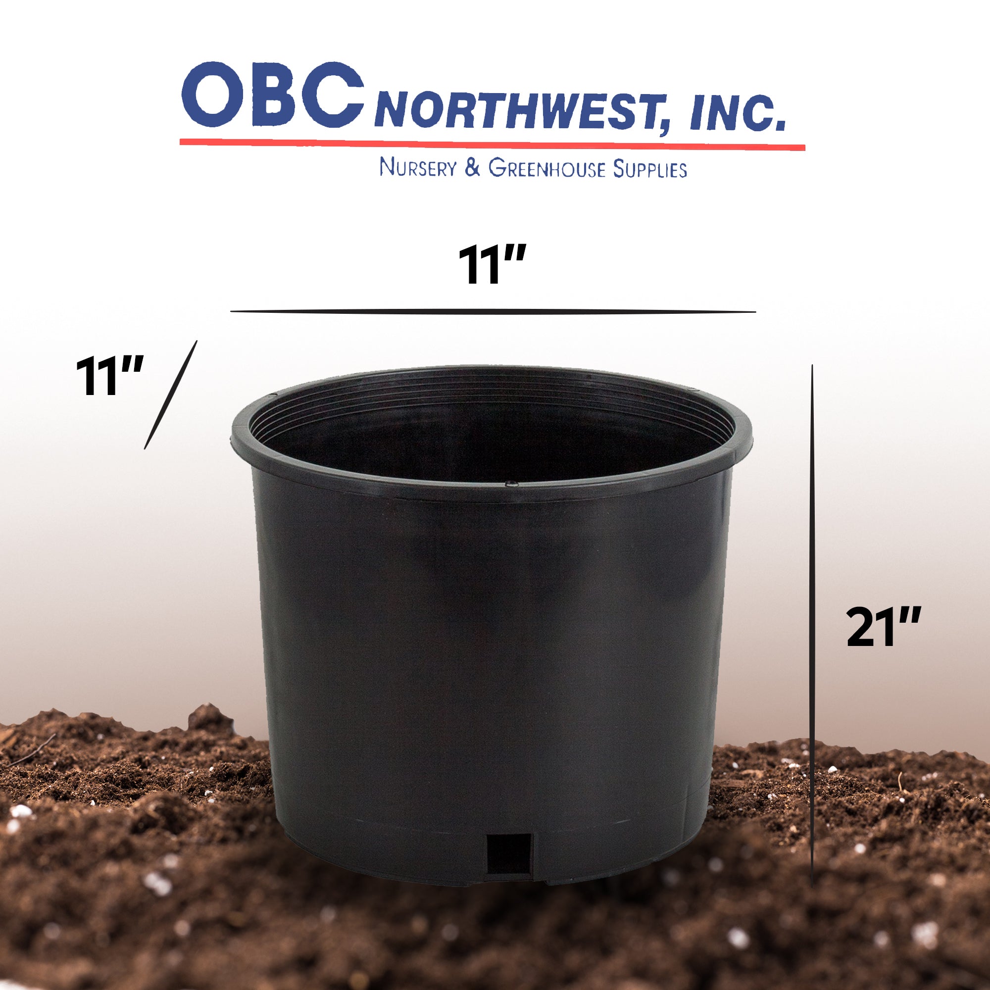 Pro Cal 5 Pack 10 Gal Plastic Growing Planter & 5 Pack 5 Gal Nursery Pot, Black - VMInnovations