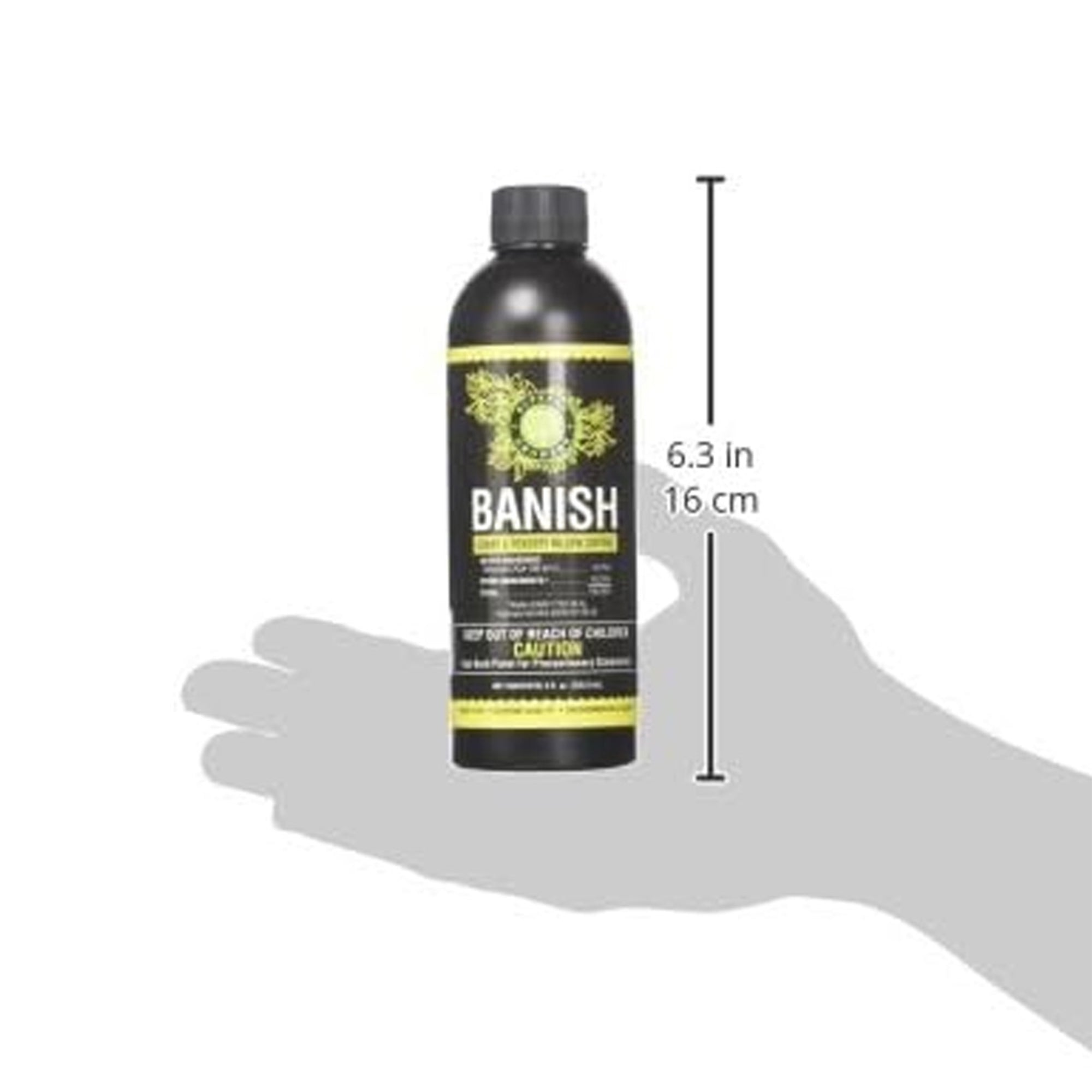 Supreme Growers BANISH Natural Mildew Pathogen Fungicide Concentrate, 2 Ounce - VMInnovations