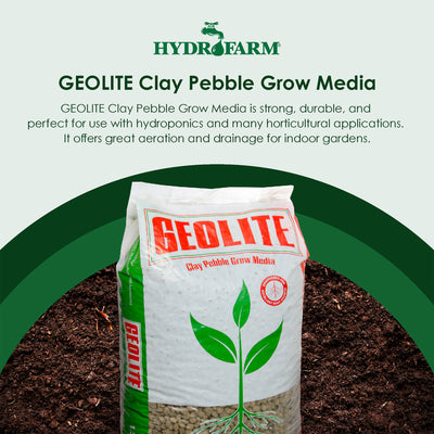 Geolite GMGC45L Gardening PH Neutral Draining Clay Pebbles, 45 Pound Bag, Gray - VMInnovations