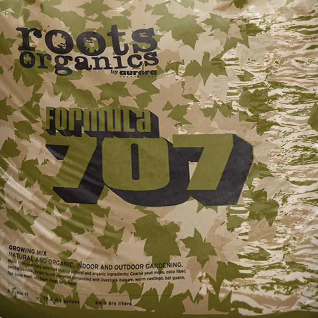 Roots Organic Formula 707 Peat Compost Coco Garden Potting Soil, 3 Cubic Feet - VMInnovations