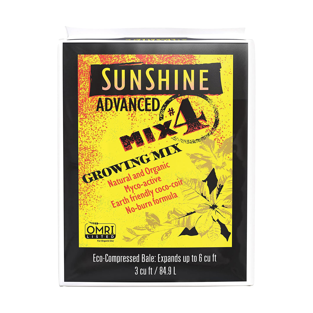 SunGro Horticulture Advanced Mix #4 Sunshine Plant Growth Mix, 3 Cubic Feet