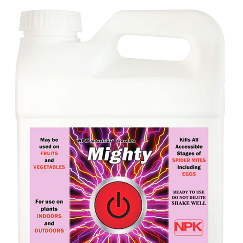 NPK Industries Mighty Spider Mite Garden Pest Control Pesticide, 2.5 Gallons