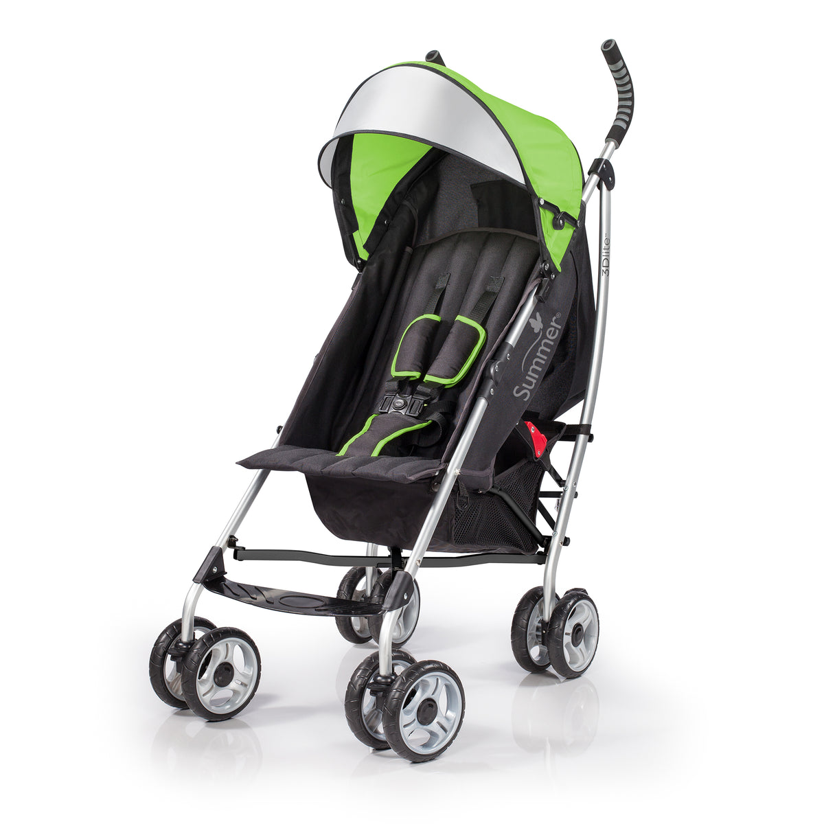 Summer Infant 3Dlite One-Hand Adjustable Stroller Tropical Green (Open Box)