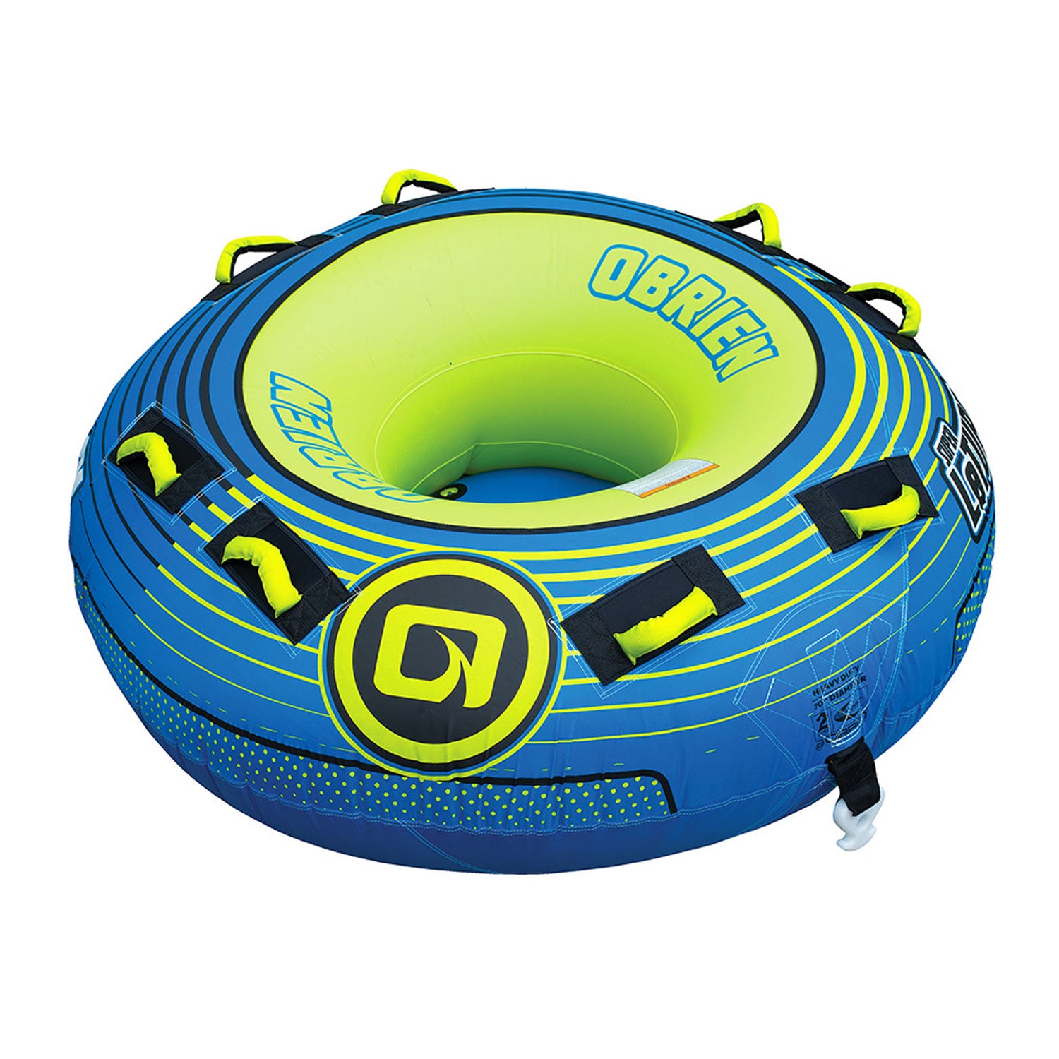 O'Brien Super Le Tube 70In Towable Inner Tube w/ Oval Shock Ball & Rope Float - VMInnovations