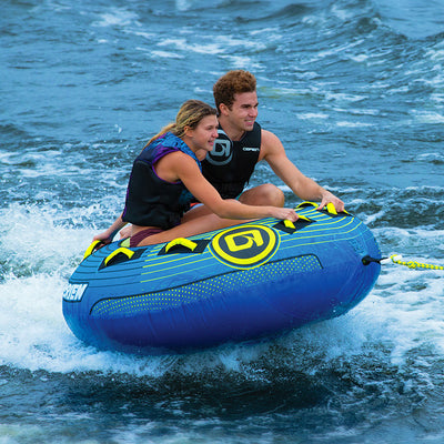 O'Brien Super Le Tube 70In Towable Inner Tube w/ Oval Shock Ball & Rope Float - VMInnovations