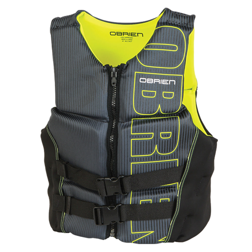 O'Brien Watersports Men's Flex V-Back Lightweight Life Jacket Medium, Yellow - VMInnovations