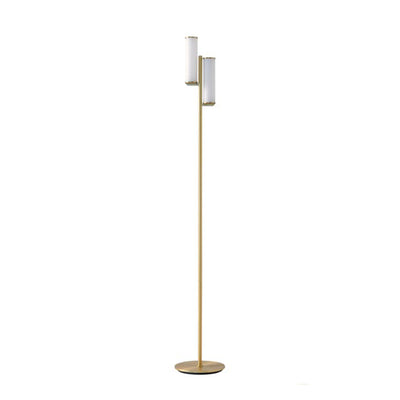 Brightech Gemini Modern LED Light Lamp with 2 Dimmable Lights, Brass (Open Box) - VMInnovations