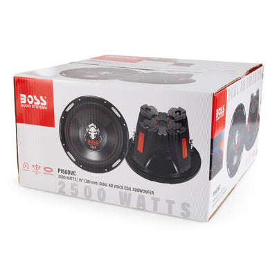 2) New BOSS AUDIO P156DVC 15" 5000W Car Subwoofers Woofers Subs PAIR DVC 4 Ohm