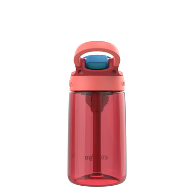 Contigo 3 Pack Water Bottle with AUTOSPOUT Flip Straw, 14 oz, Goji Berry Coral - VMInnovations