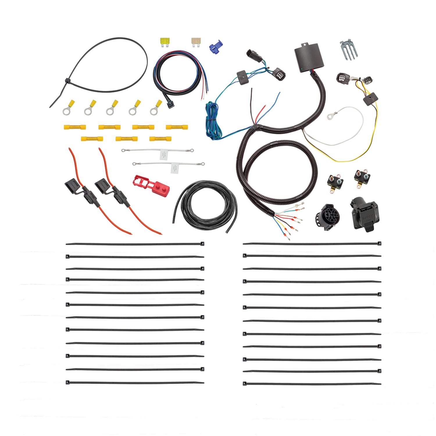 Tekonsha 22121 7 Way Tow Harness Wiring Kit Compatible with Select Ford Models - VMInnovations