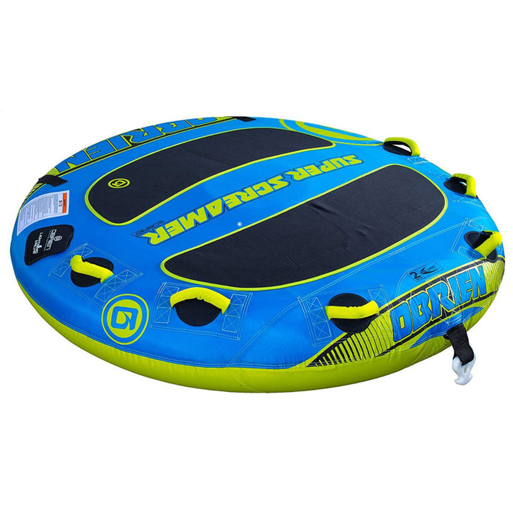 O'Brien Super Screamer 2 Person Inflatable Towable Boating Water Sports Tube