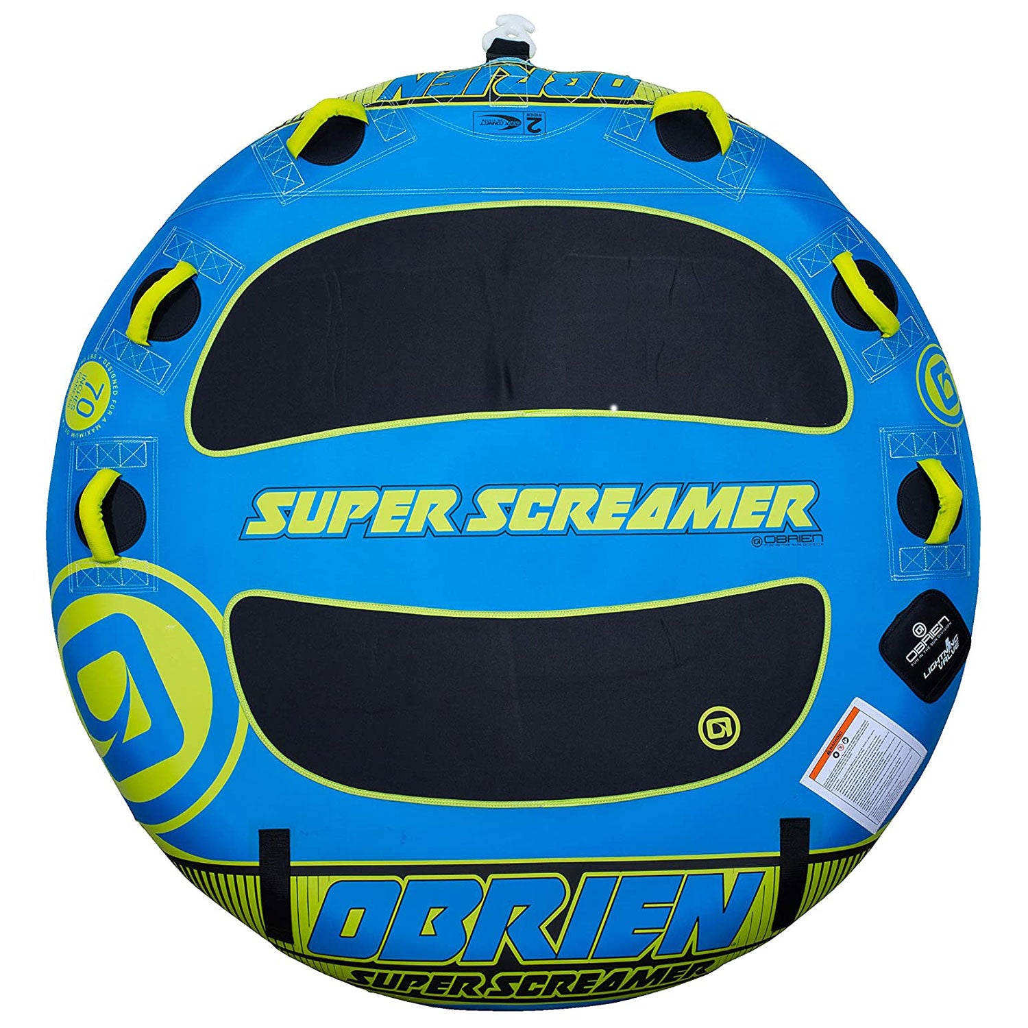 O'Brien Super Screamer 2 Person Inflatable Towable Boating Water Sports Tube - VMInnovations