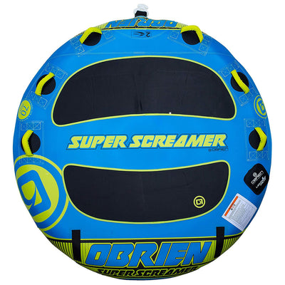 O'Brien Super Screamer 2 Person Inflatable Towable Boating Water Sports Tube - VMInnovations