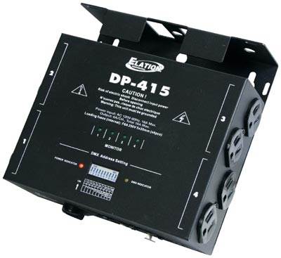 AMERICAN DJ DP-415 4 Ch DMX Dimmer Swith Light Control