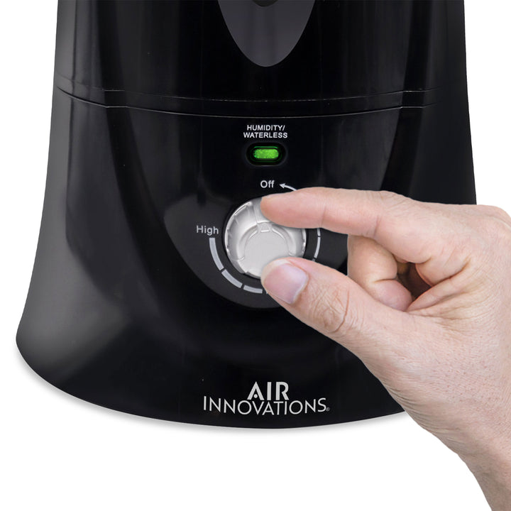 Air Innovations MH-408 1.1 Gallon Cool Mist Humidifier, Black (Used)