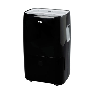 TCL 50 Pint Smart Dehumidifier for Basements w/ Voice Control, Black (Open Box)