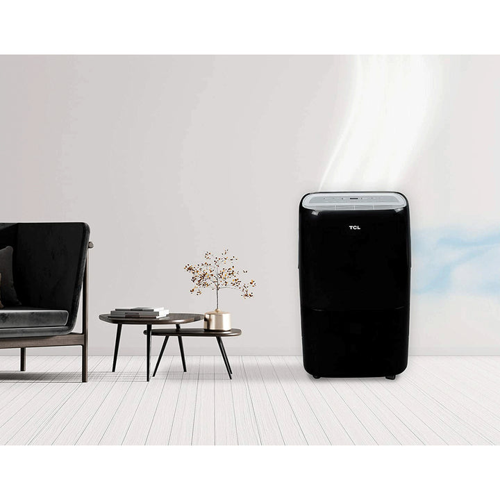 TCL 50 Pint Smart Dehumidifier for Home with Voice Control, Black (For Parts)