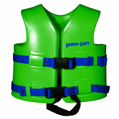 TRC Recreation Super Soft Small Child Life Jacket Swim Safety Vest, Fierce Green - VMInnovations