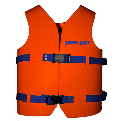 TRC Super Soft Child Life Jacket Swim Vest, Medium, Sunset Orange (Open Box)