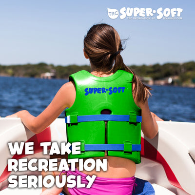 TRC Recreation Medium USCG Approved Child Vinyl Vest, Fierce Green (Used) - VMInnovations