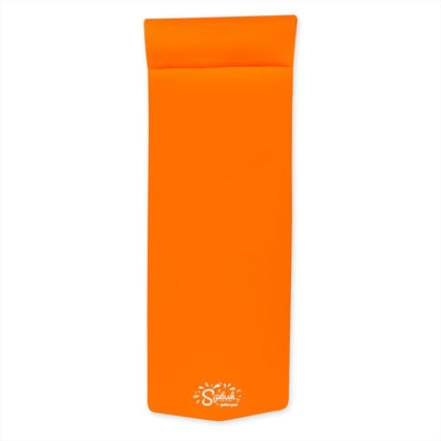 TRC Recreation Splash 1.25" Thick Foam Swimming Pool Float Mat, Sunset Orange