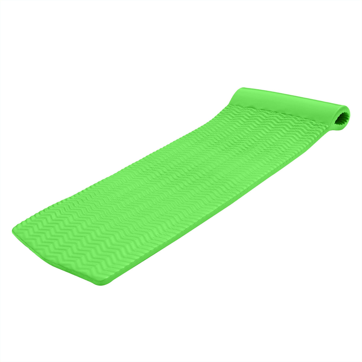 TRC Recreation Serenity 1.5" Thick Foam Pool Float Mat, Fierce Green (Open Box)
