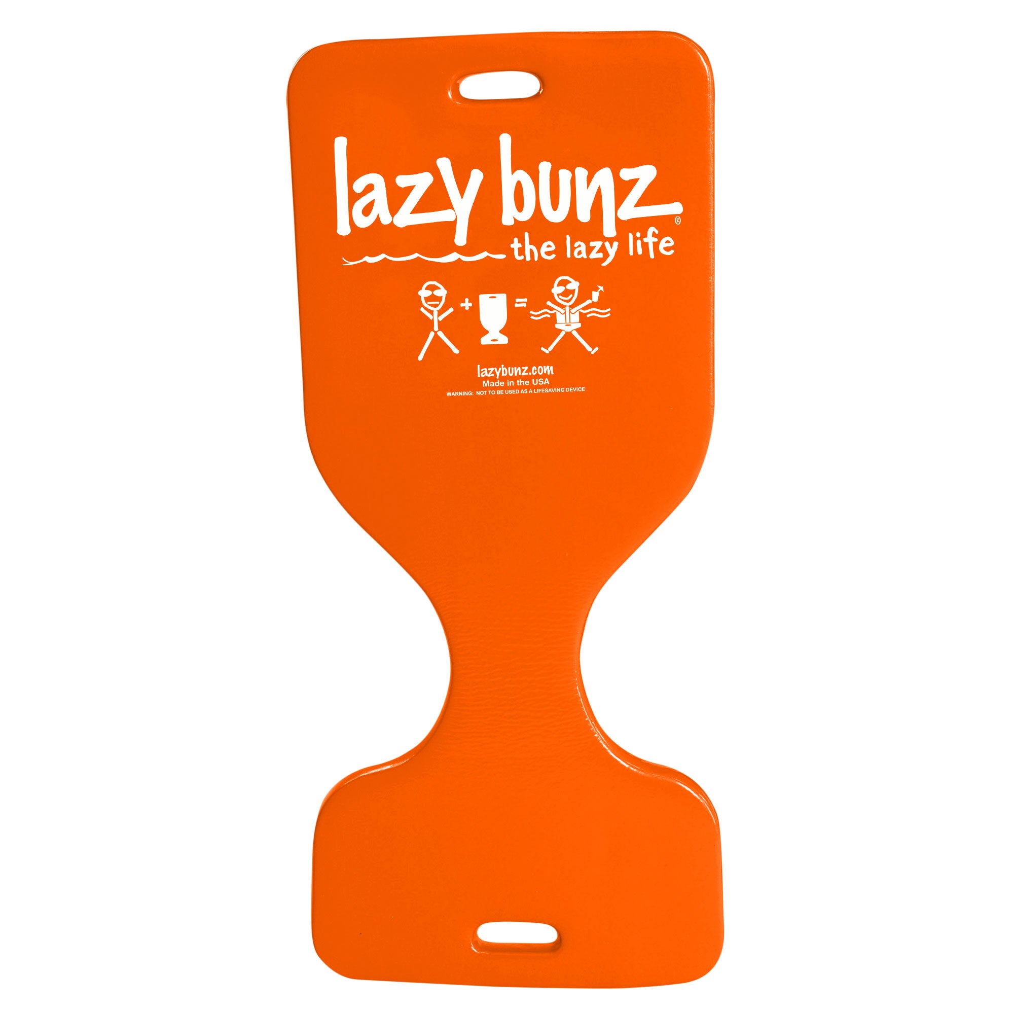 TRC Lazy Bunz Foam Water Saddle Swimming Pool Float, Sunset Orange (Open Box)