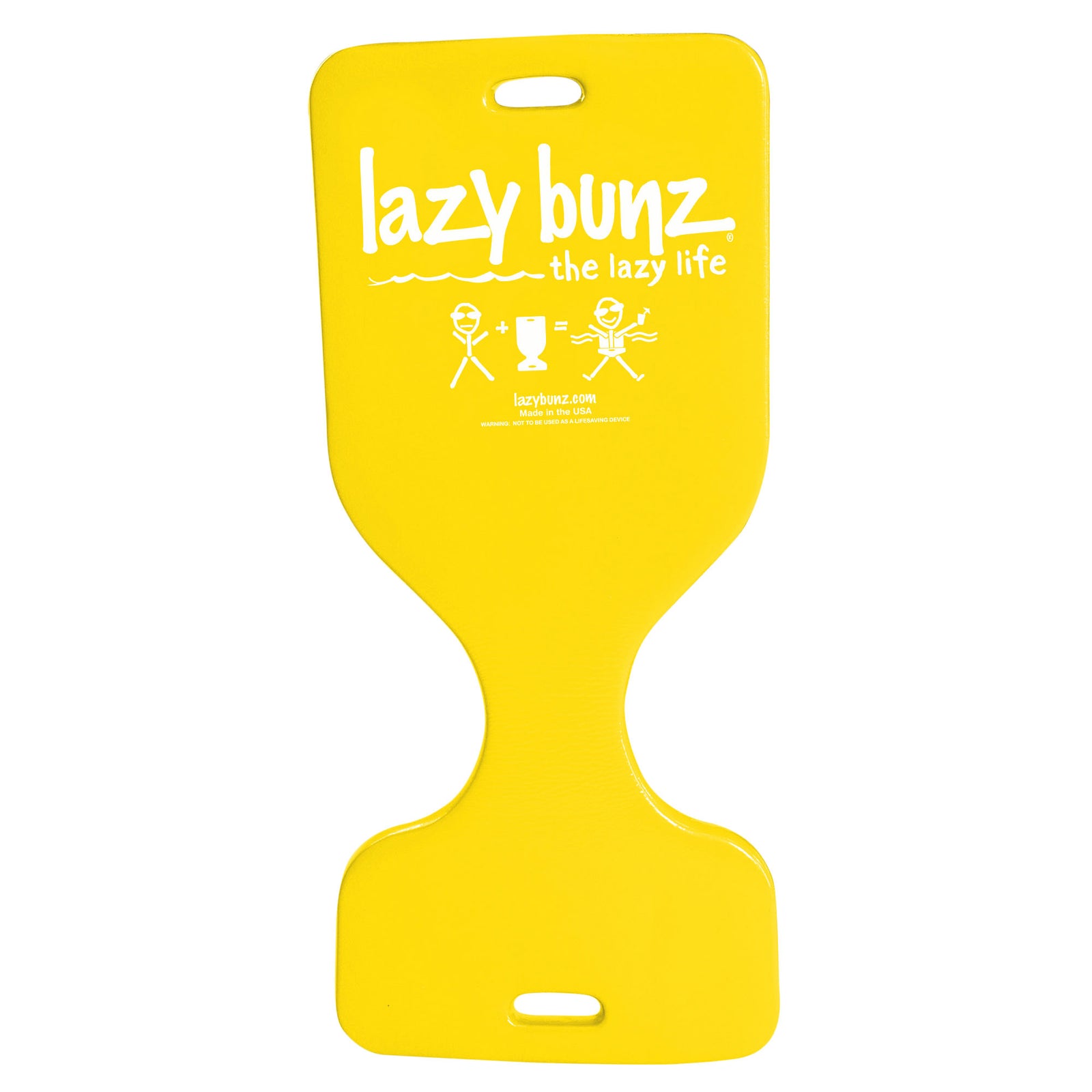 TRC Recreation Lazy Bunz Foam Water Saddle Pool Lounger Float, Yellow (Used) - VMInnovations