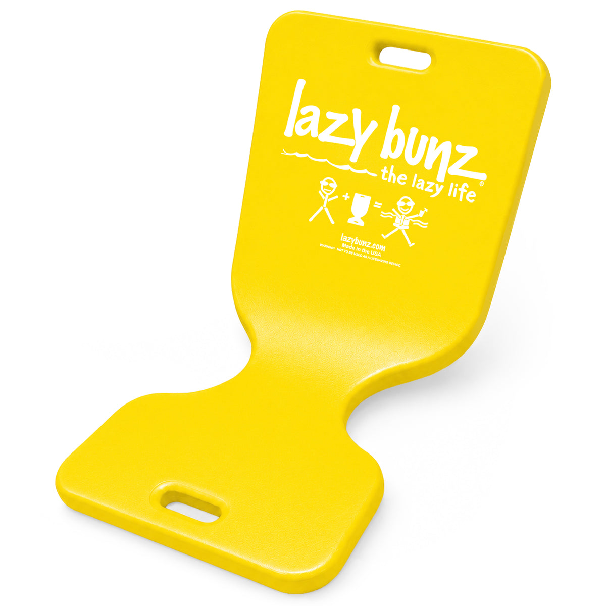 TRC Lazy Bunz Foam Water Saddle Swimming Pool Lounger Float, Yellow (Open Box) - VMInnovations