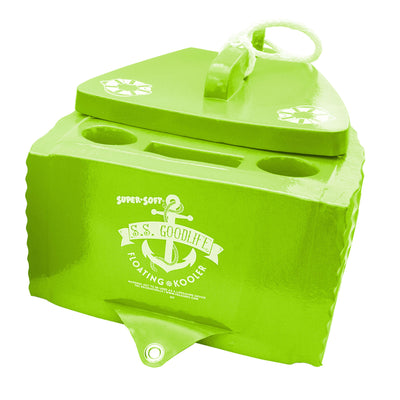 TRC Recreation Super Soft SS Goodlife Floating Kooler, Fierce Green (Open Box)