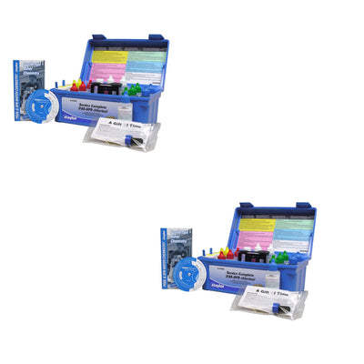 Taylor 2000 Service Complete Swimming Pool FAS-DPD Chlorine Test Kit (2 Pack) - VMInnovations