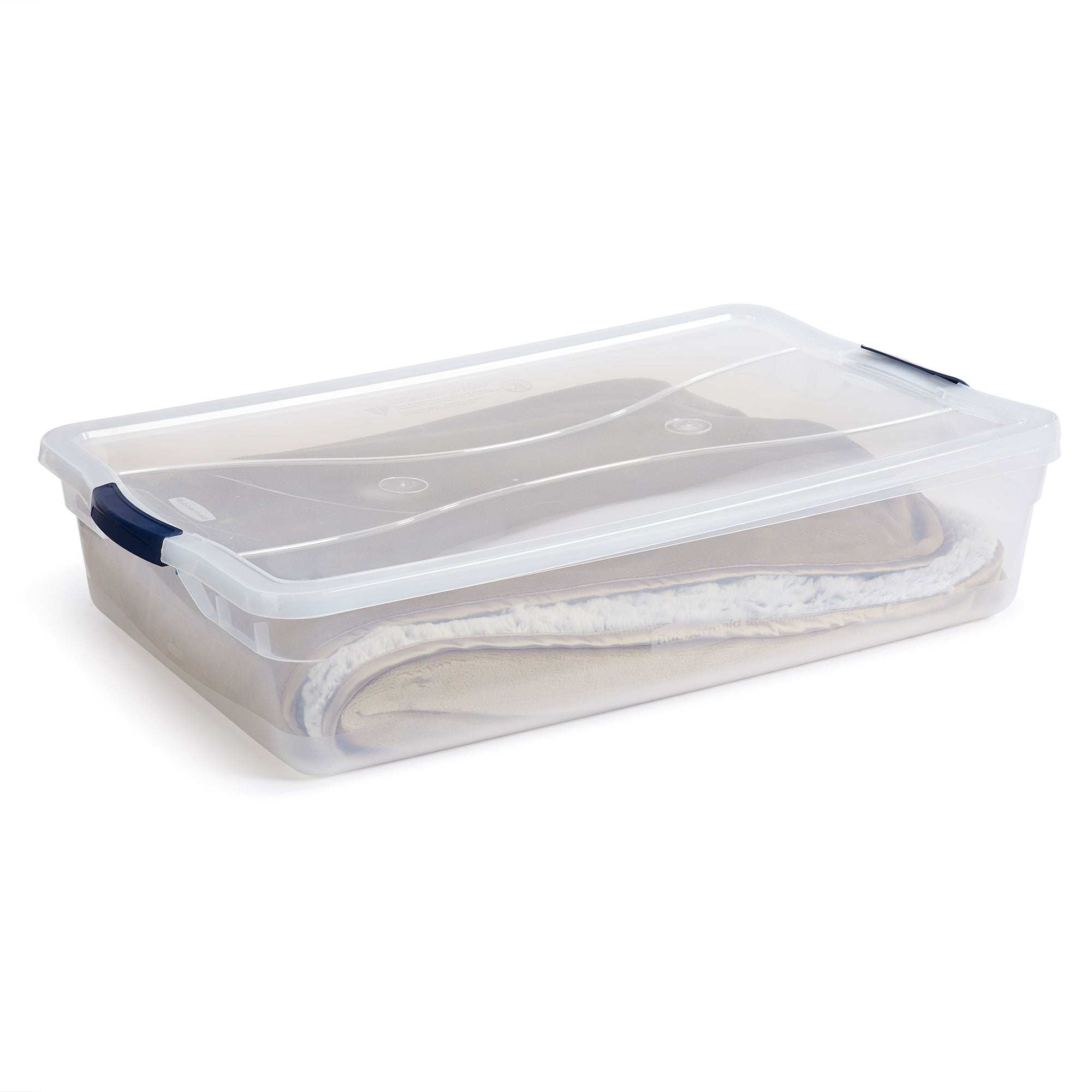 Rubbermaid Cleverstore 41 Quart Latching Stackable Storage Tote (4 Pk) (Used) - VMInnovations